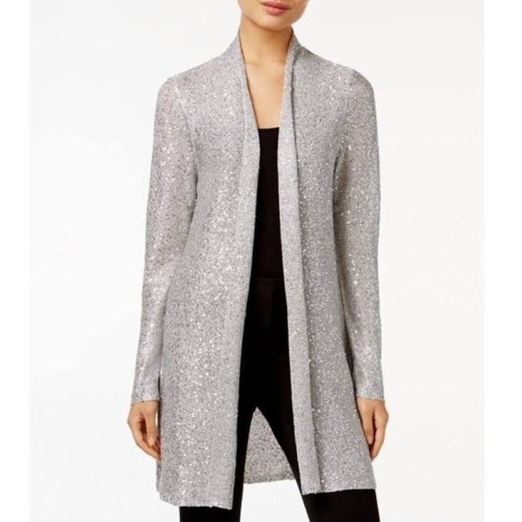 Ruby Moon Metallic Duster Cardigan - Picture 1 of 8